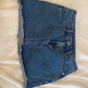 Shein blue denim skirt size 11/12